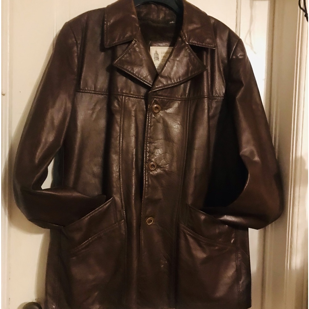 Vintage London Fog Men’s leather jacket